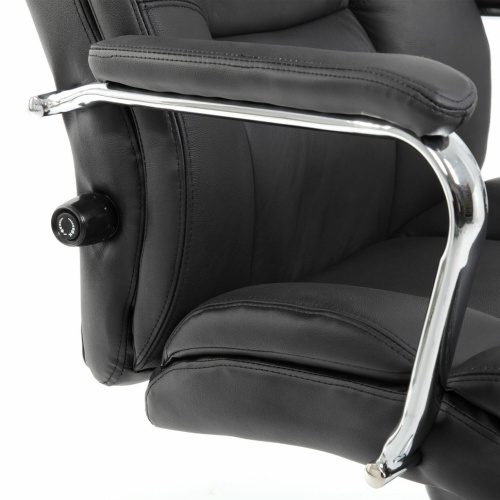 Кресло руководителя Brabix Premium Phaeton EX-502 кожа, черное 530882 фото 3